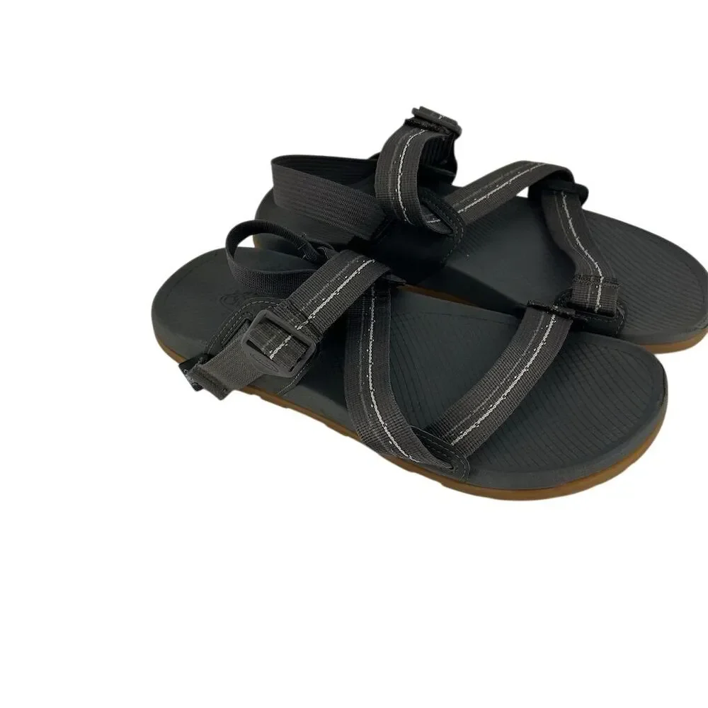 Chaco Men's Lowdown Sandals Gray Size 11 Adjustable Straps Casual